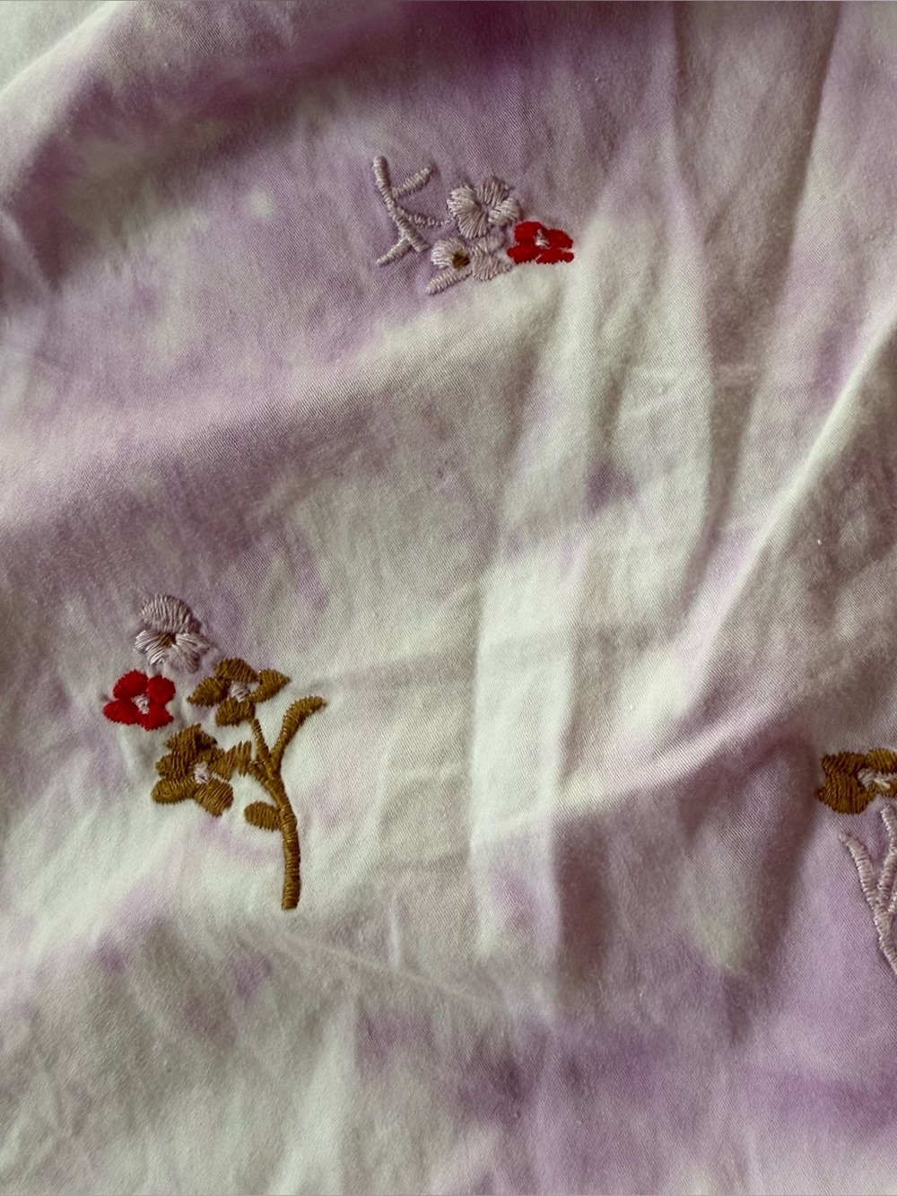 Anthropologie Pilcro Ditsy Tie-Dye Parachute Pants - Picture 9 of 10